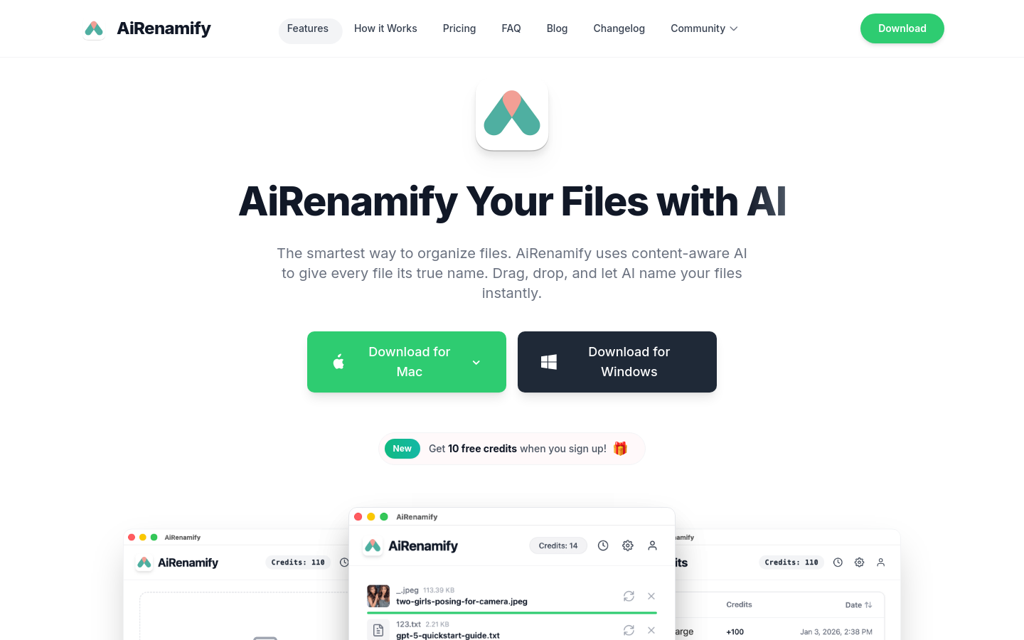 Captured Homepage / Lander