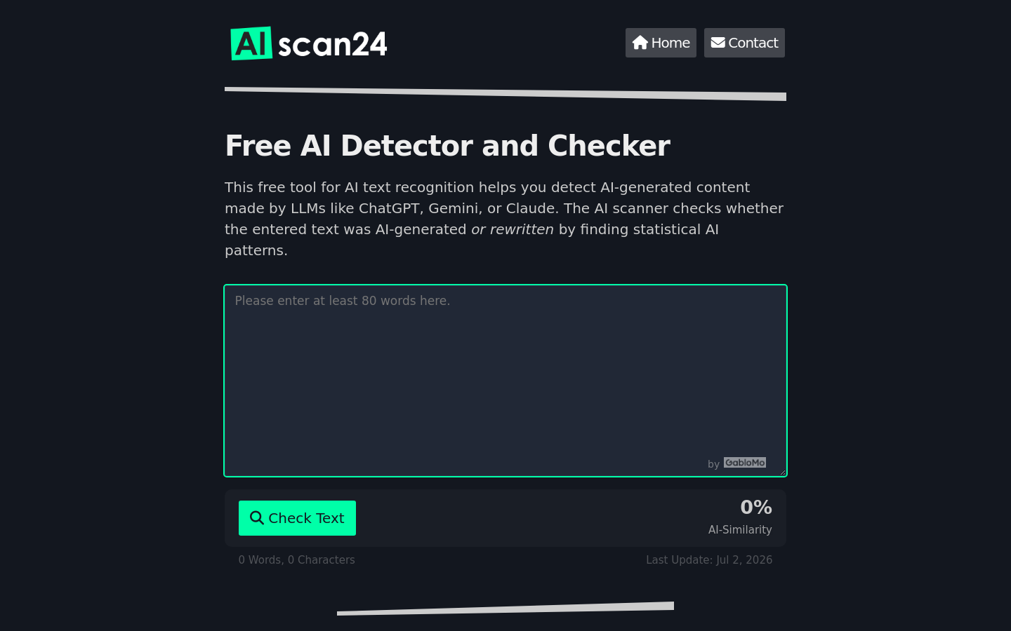 Captured Homepage / Lander