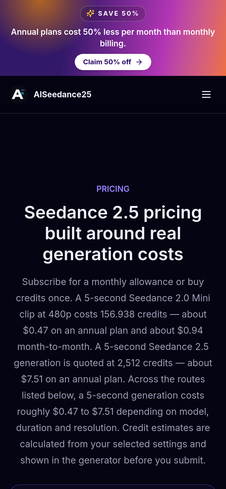 Pricing