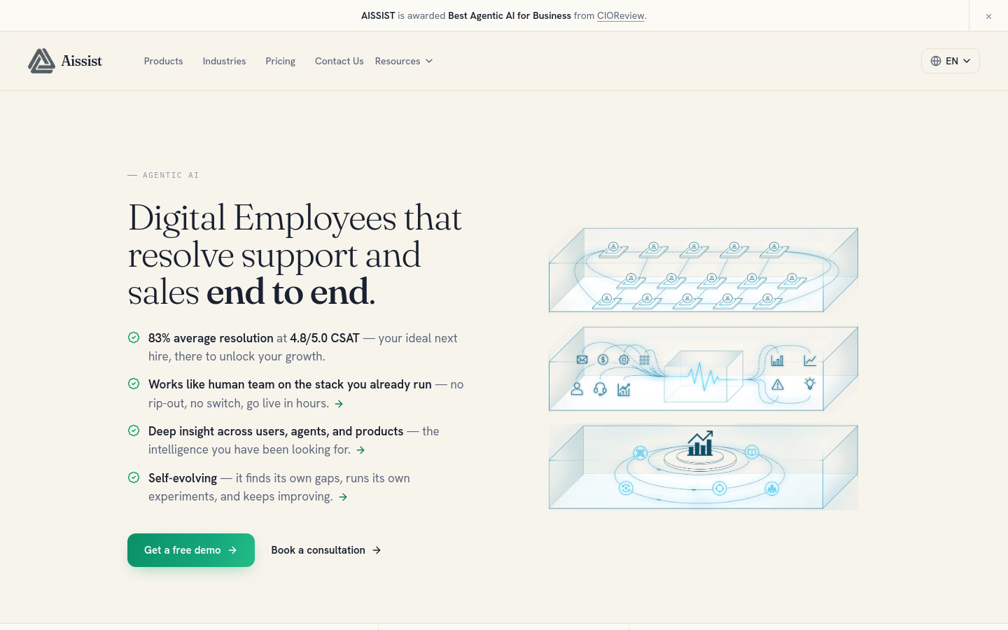 Captured Homepage / Lander