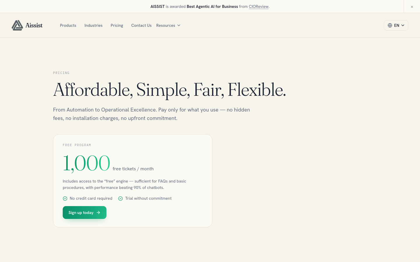Pricing