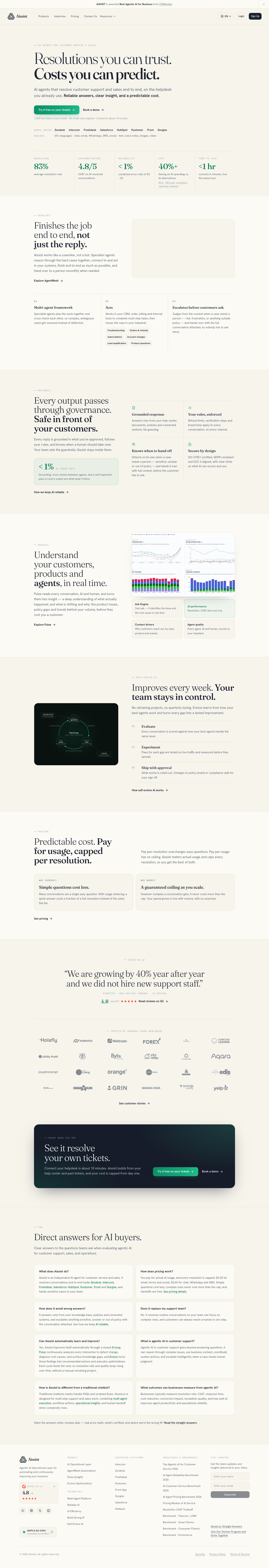 aissist.io — The Trust Wall
