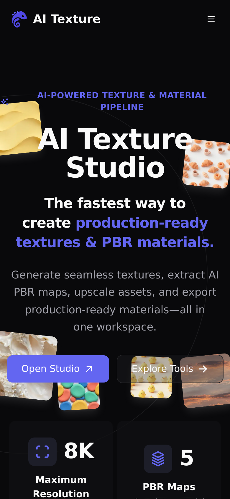 Homepage / Lander