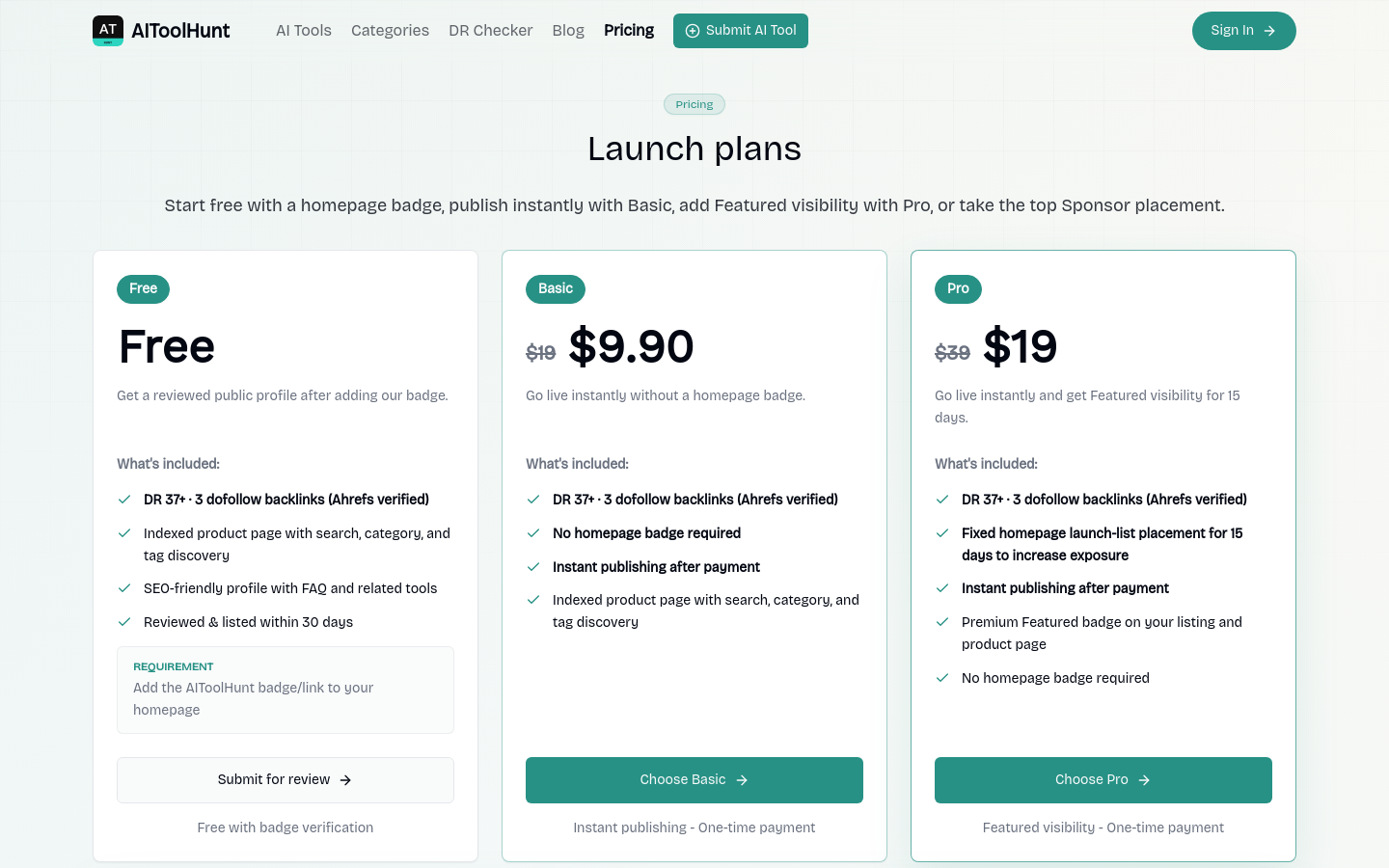 Pricing