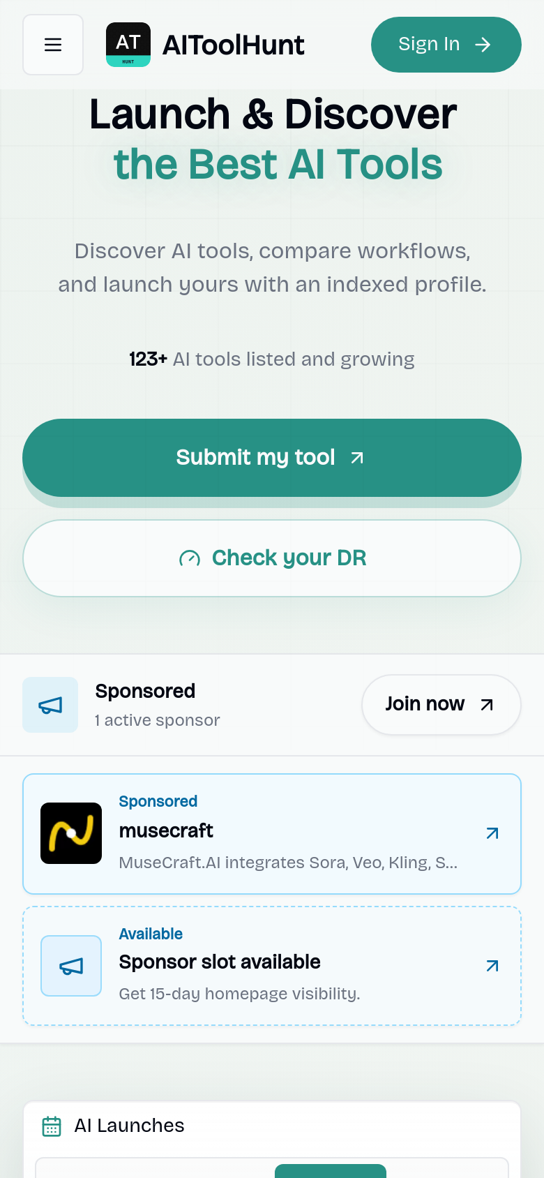 Homepage / Lander