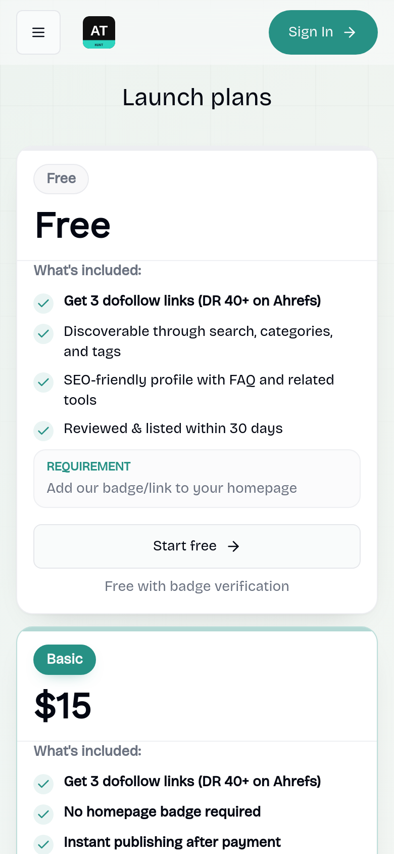 Pricing