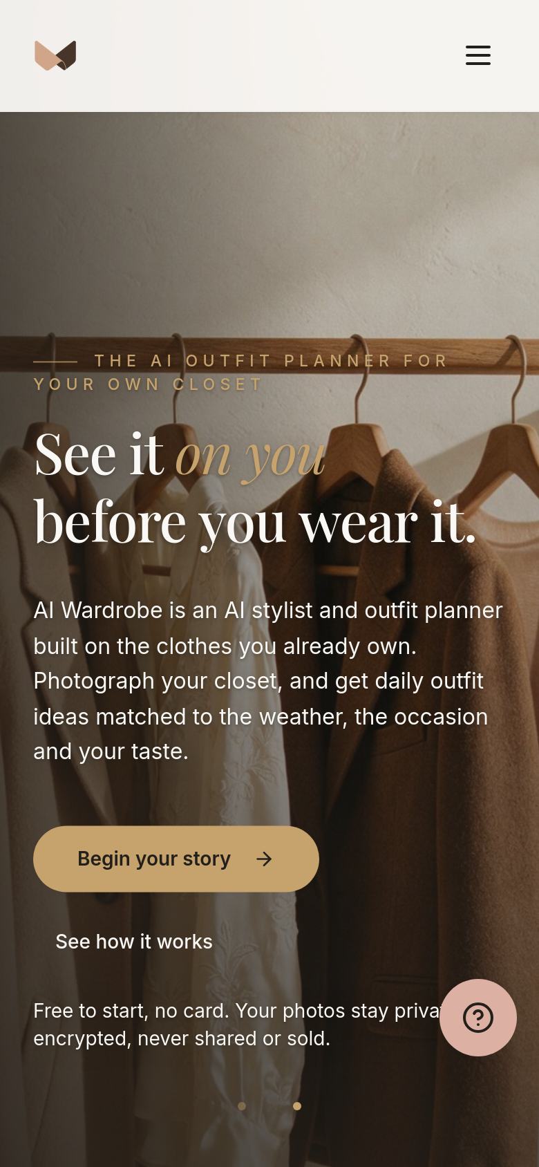 Homepage / Lander