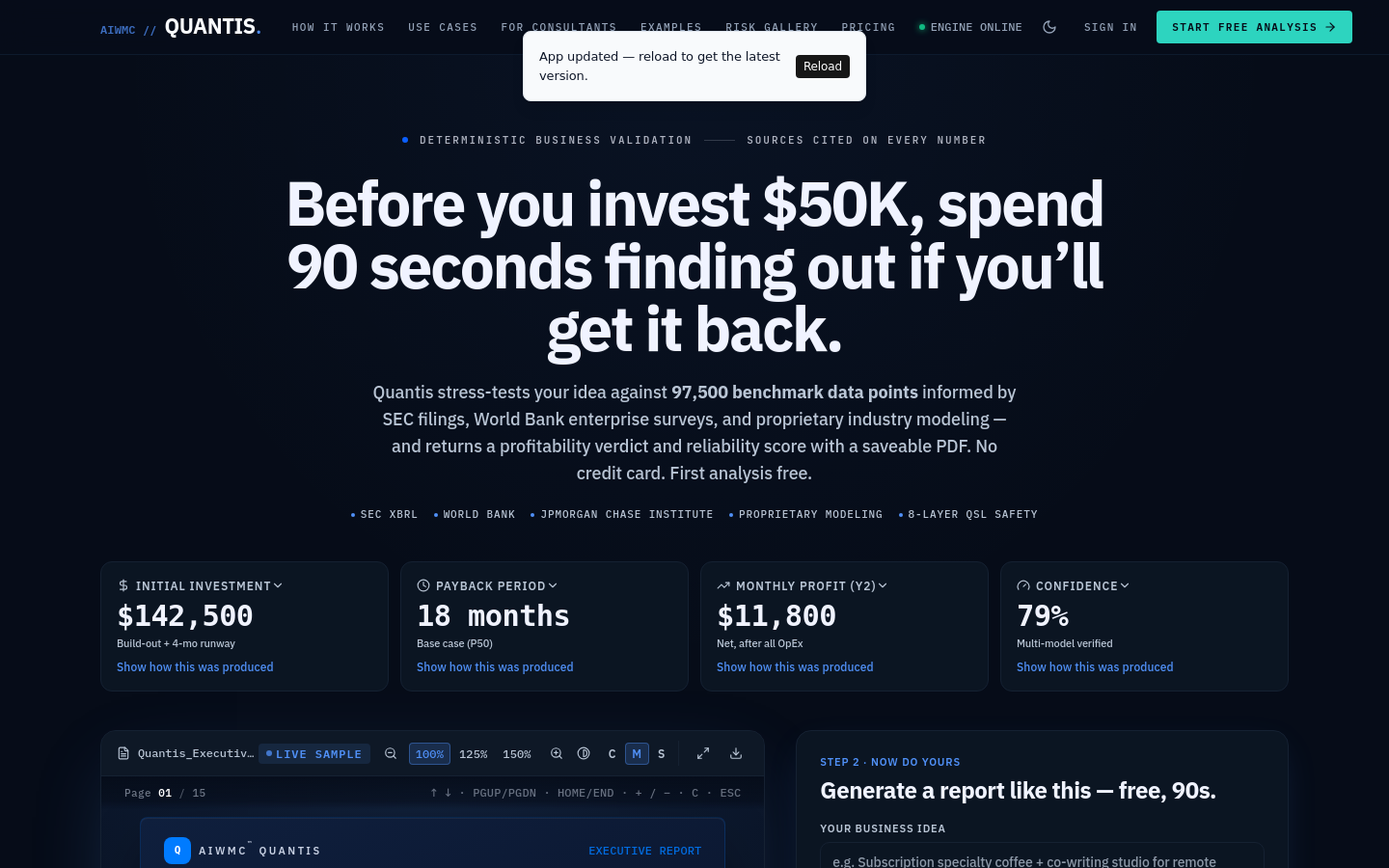 Captured Homepage / Lander