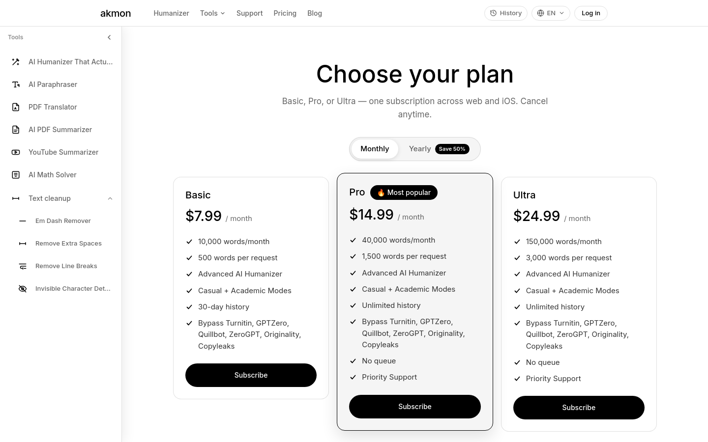 Pricing