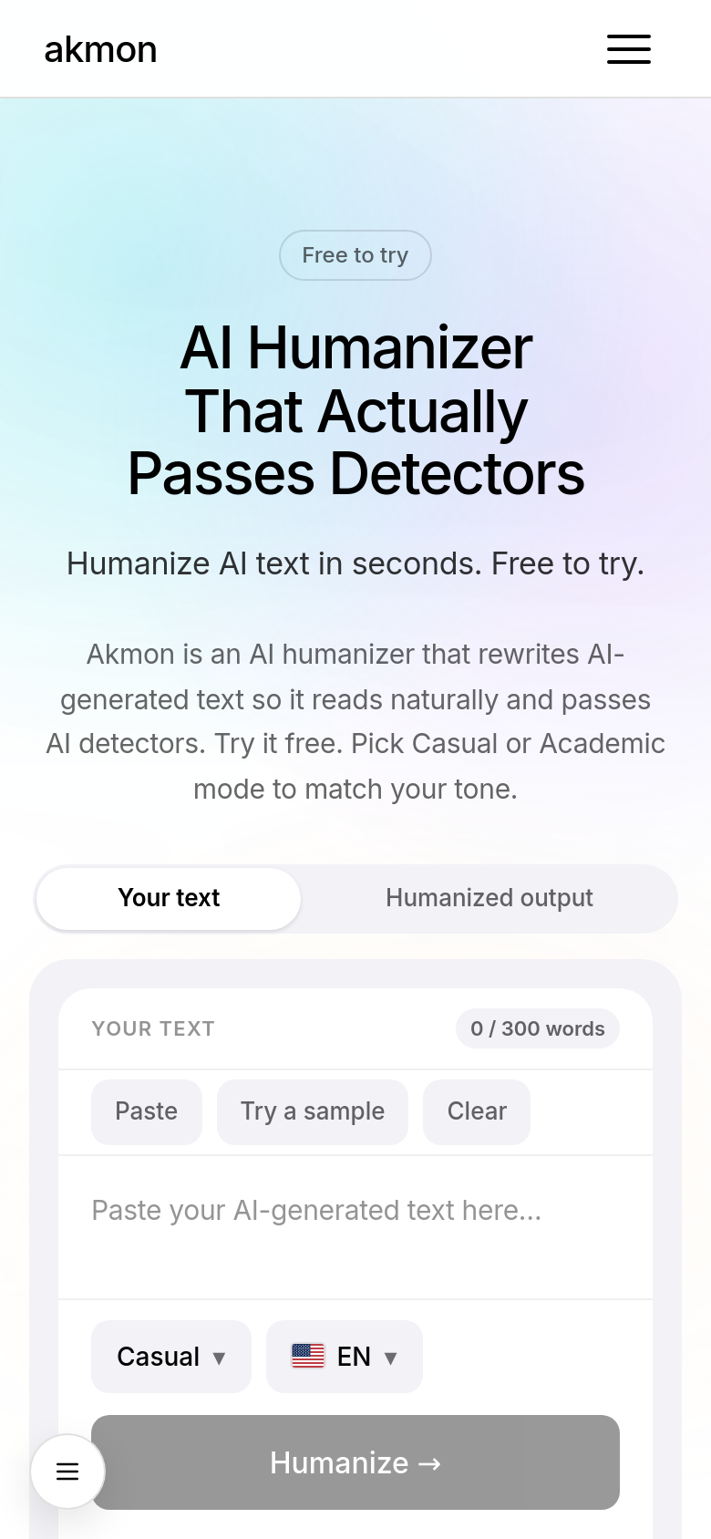 Homepage / Lander