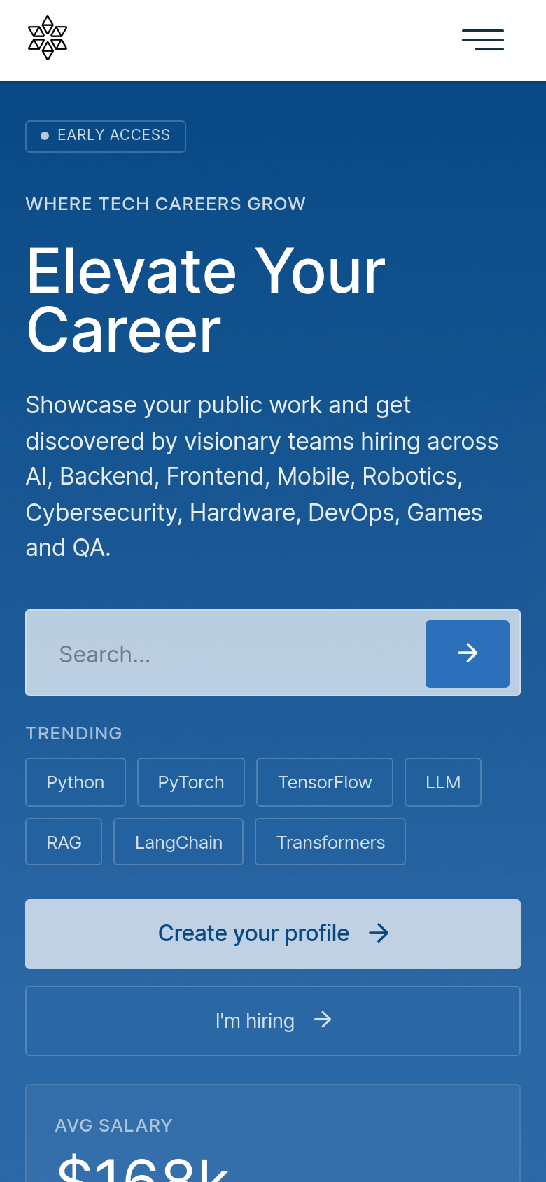 Homepage / Lander