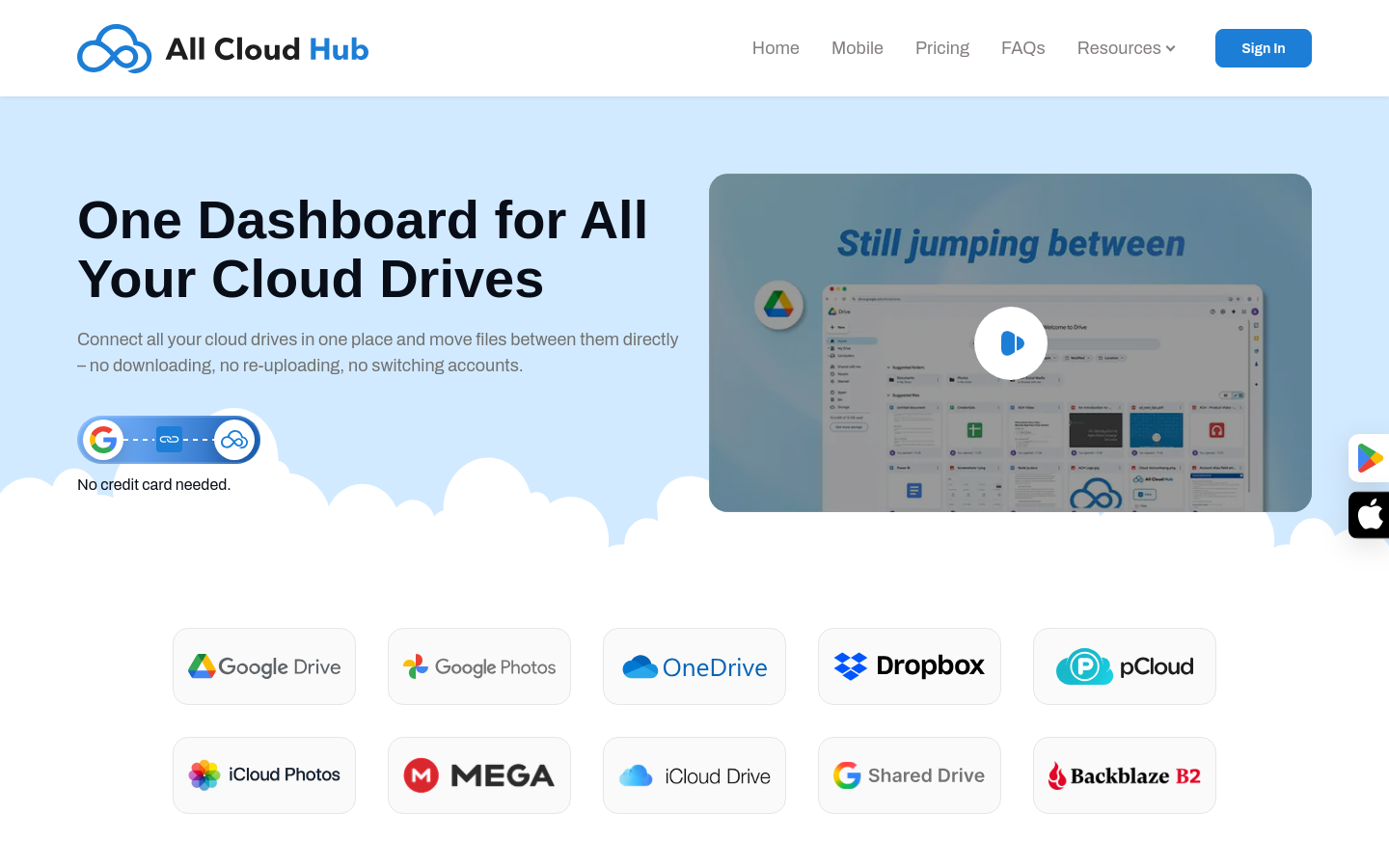 Captured Homepage / Lander