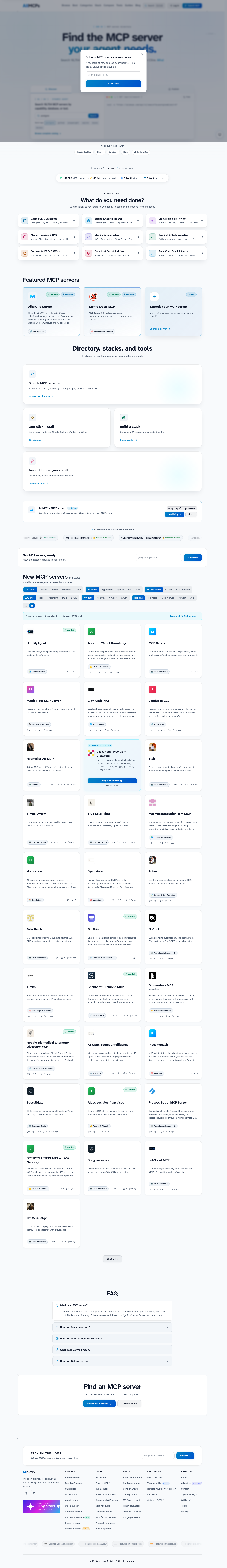 Nav section of allmcps.com