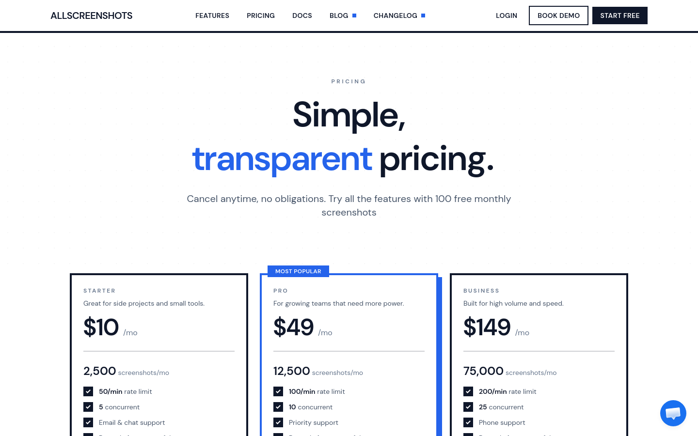 Pricing