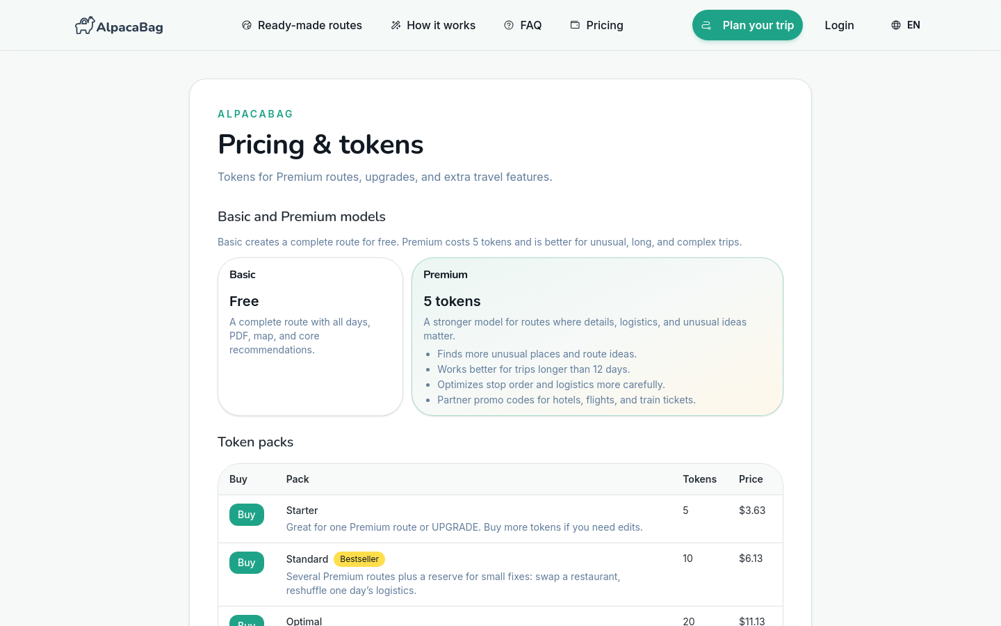 Pricing