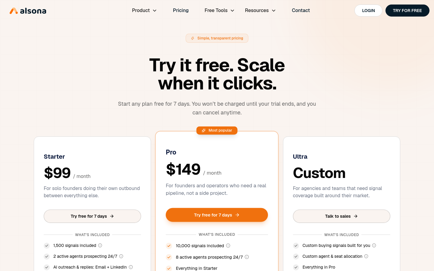 Pricing