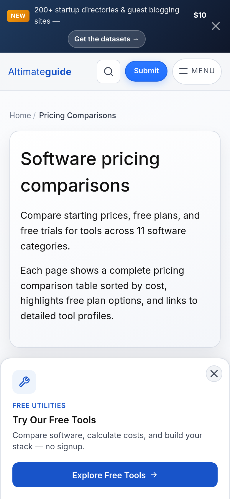 Pricing