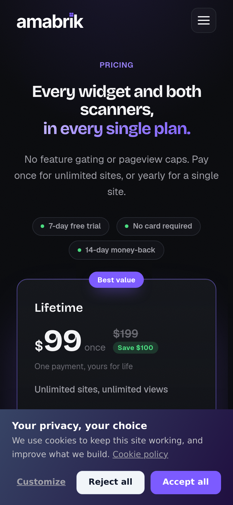 Pricing
