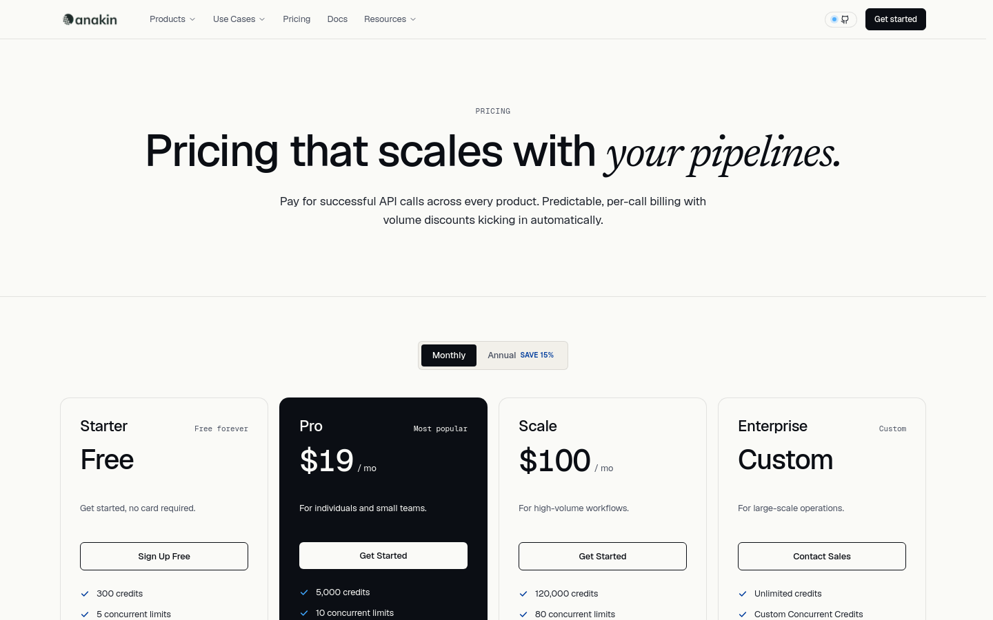 Pricing