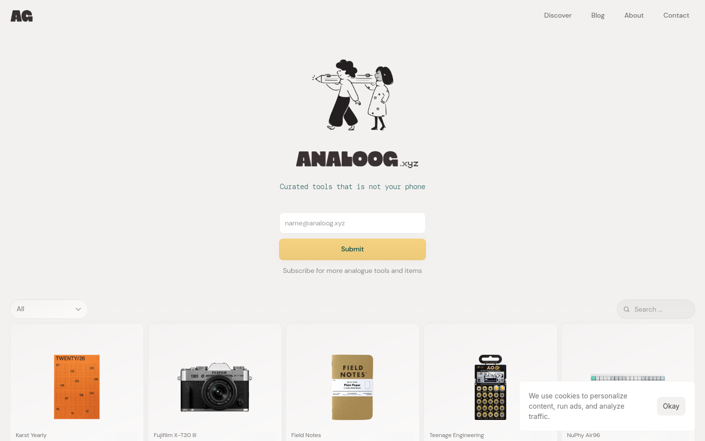 Captured Homepage / Lander