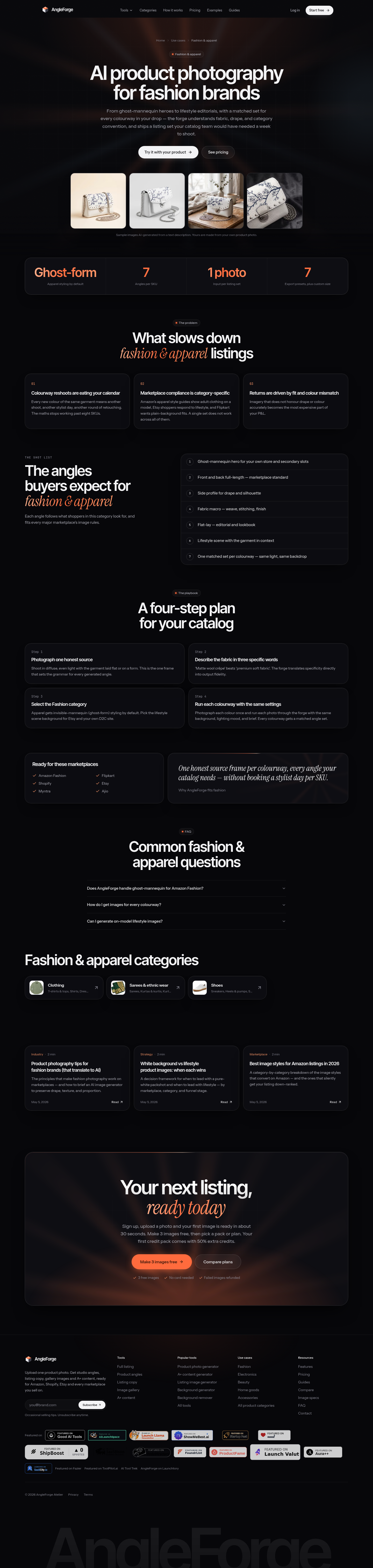 angleforge.studio FAQ section, Use Cases