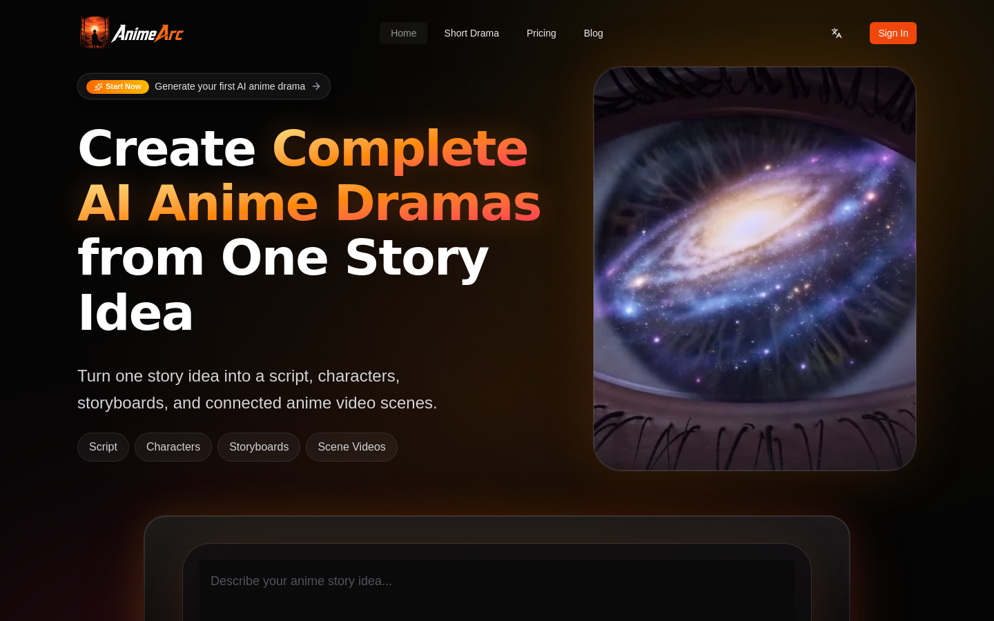 Captured Homepage / Lander