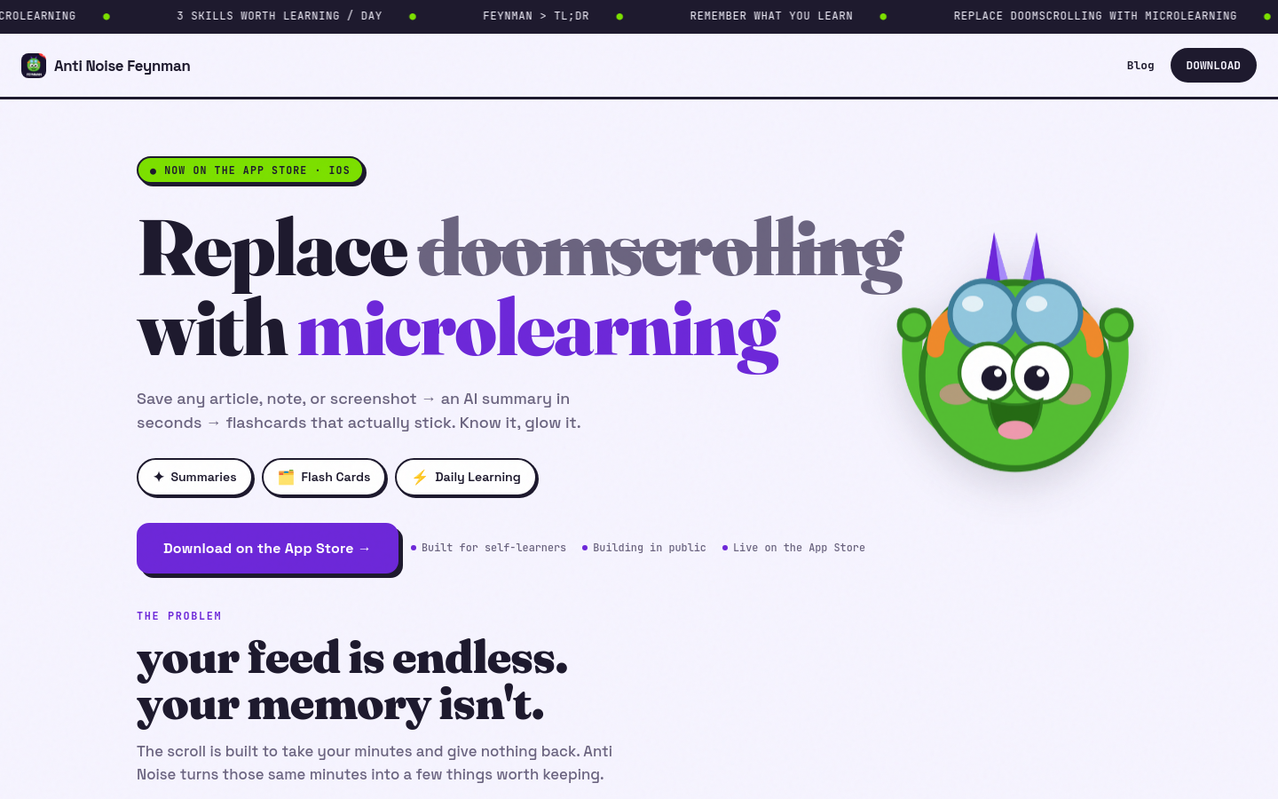 Captured Homepage / Lander