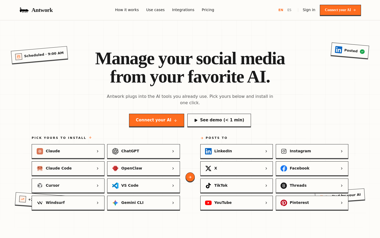 Captured Homepage / Lander