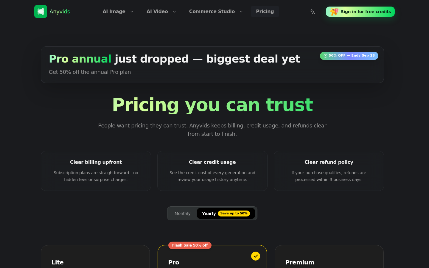 Pricing