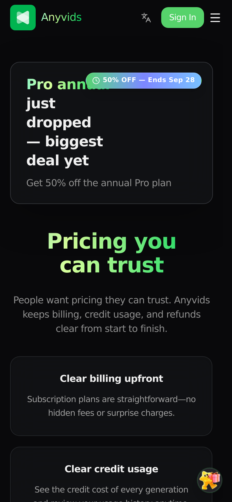Pricing