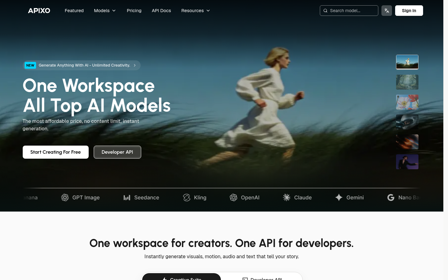 Captured Homepage / Lander