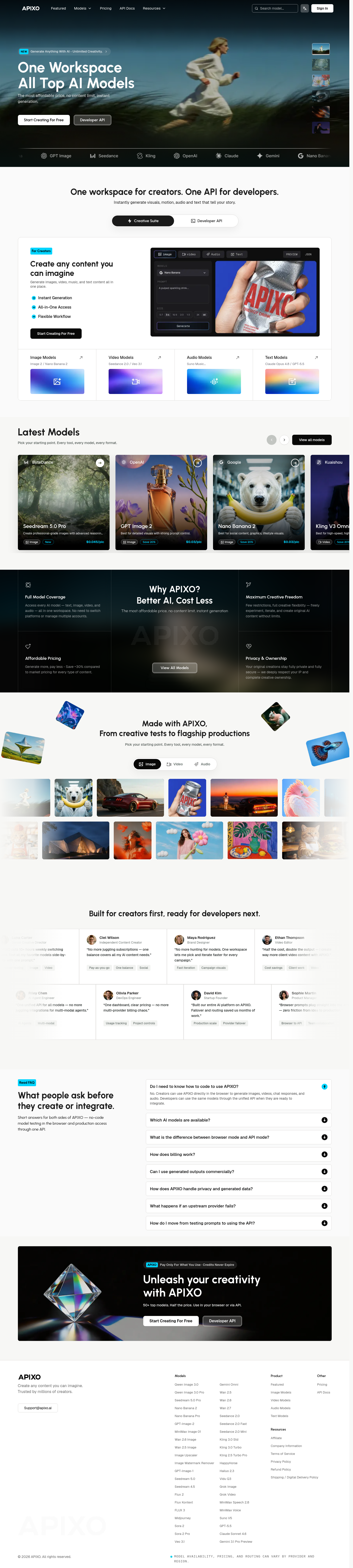 apixo.ai — The Pricing Page