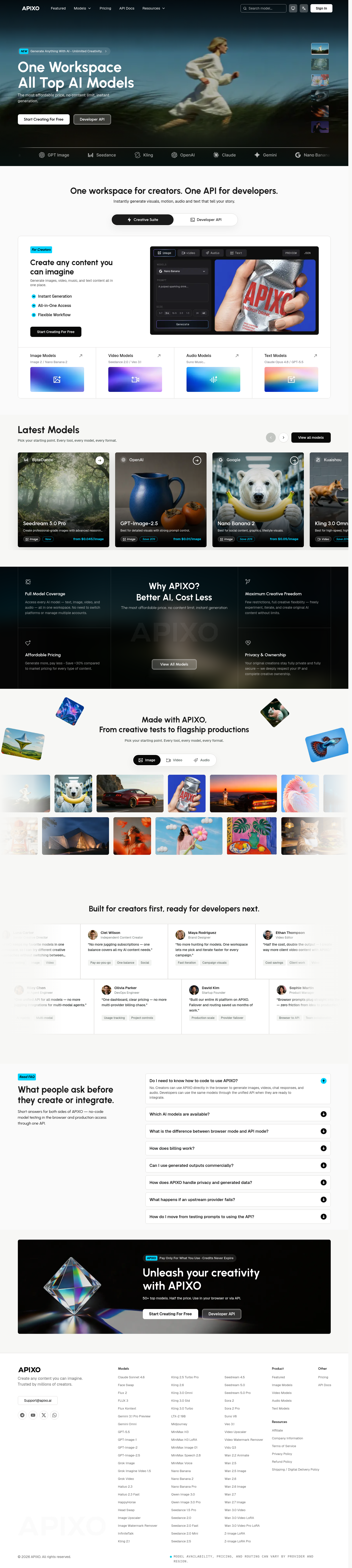 apixo.ai — The Pricing Page