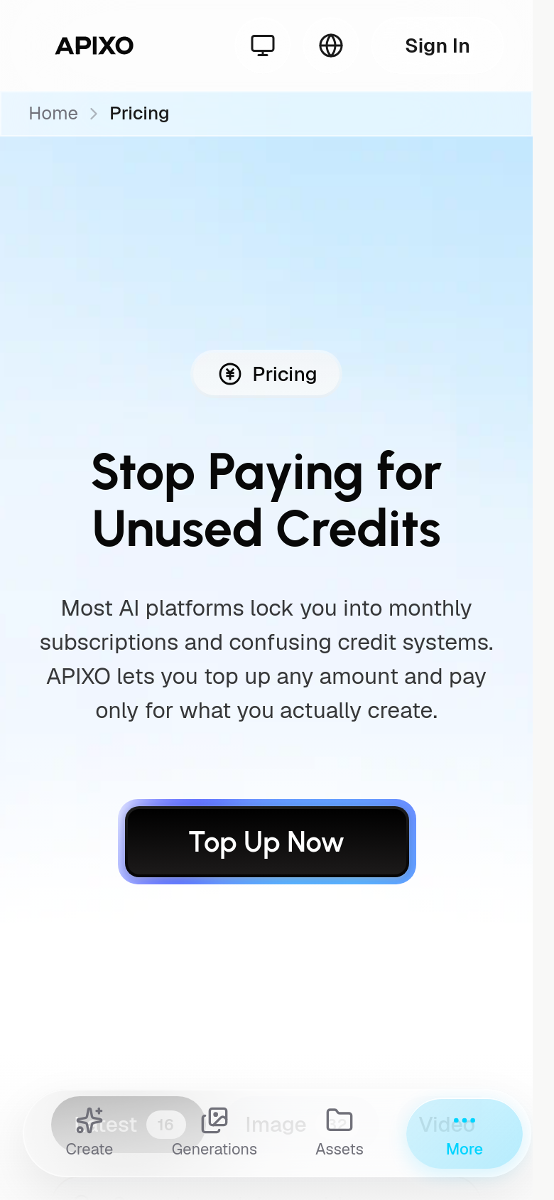 Pricing
