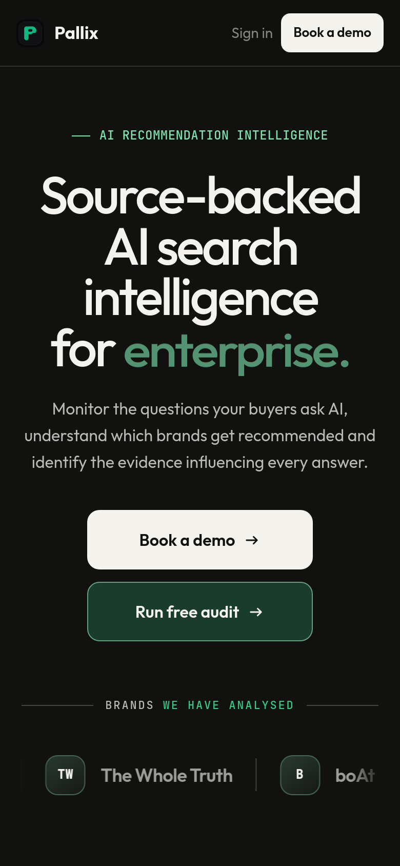 Homepage / Lander