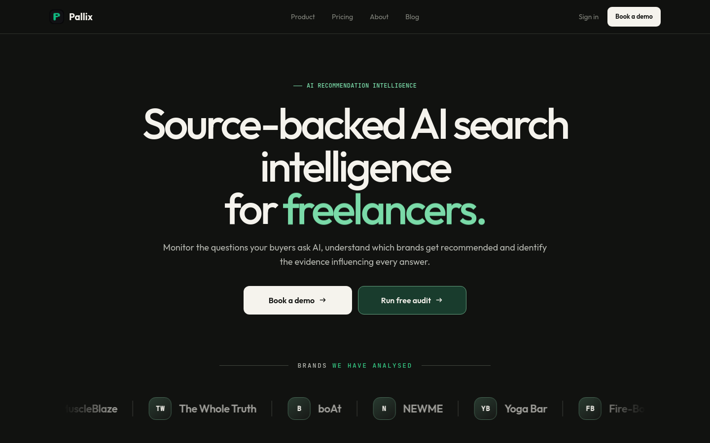Captured Homepage / Lander