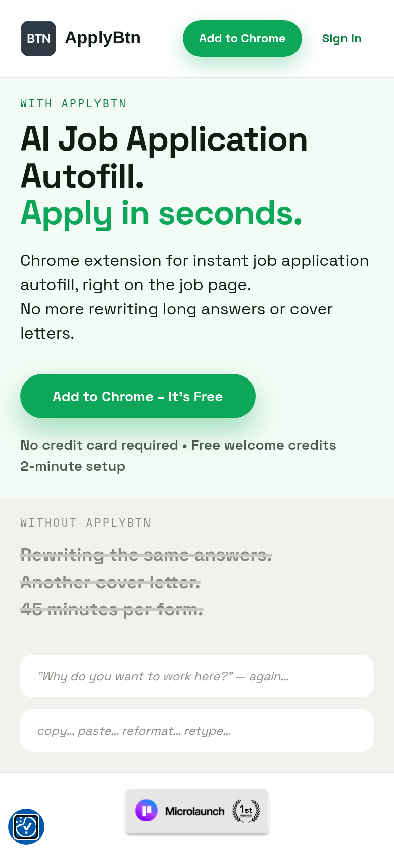 Homepage / Lander