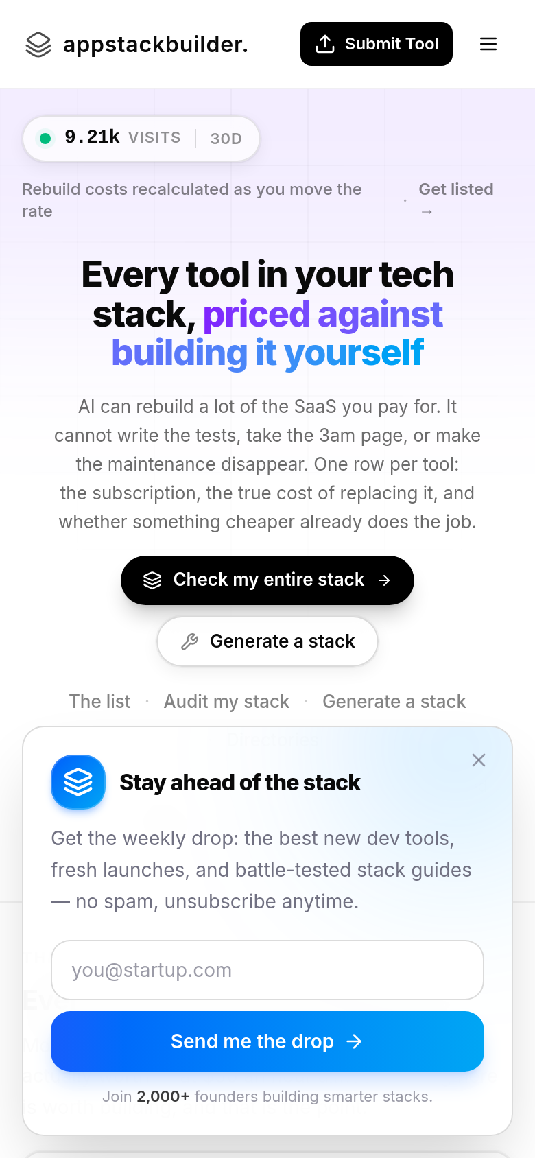 Homepage / Lander