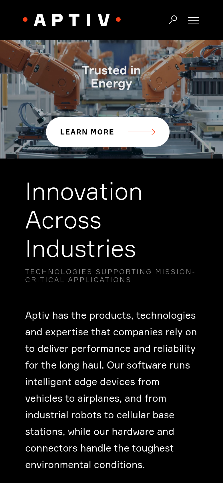 Homepage / Lander