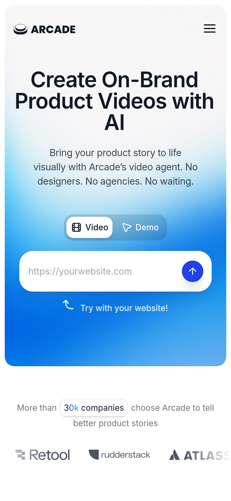 Homepage / Lander