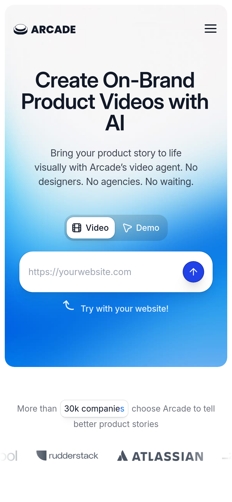 Homepage / Lander