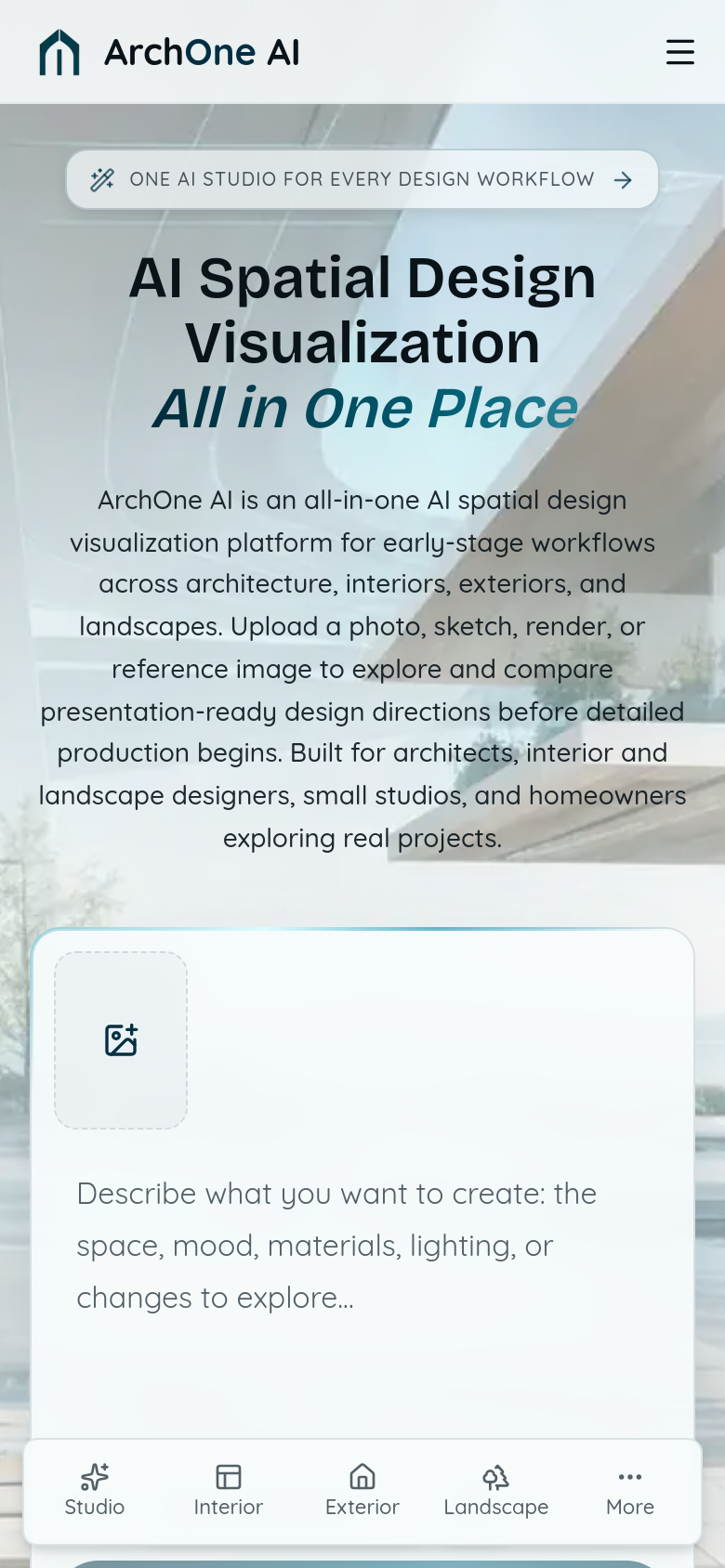 Homepage / Lander