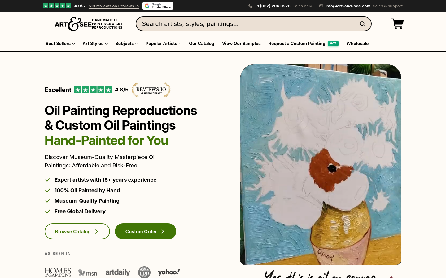 art-and-see.com home page