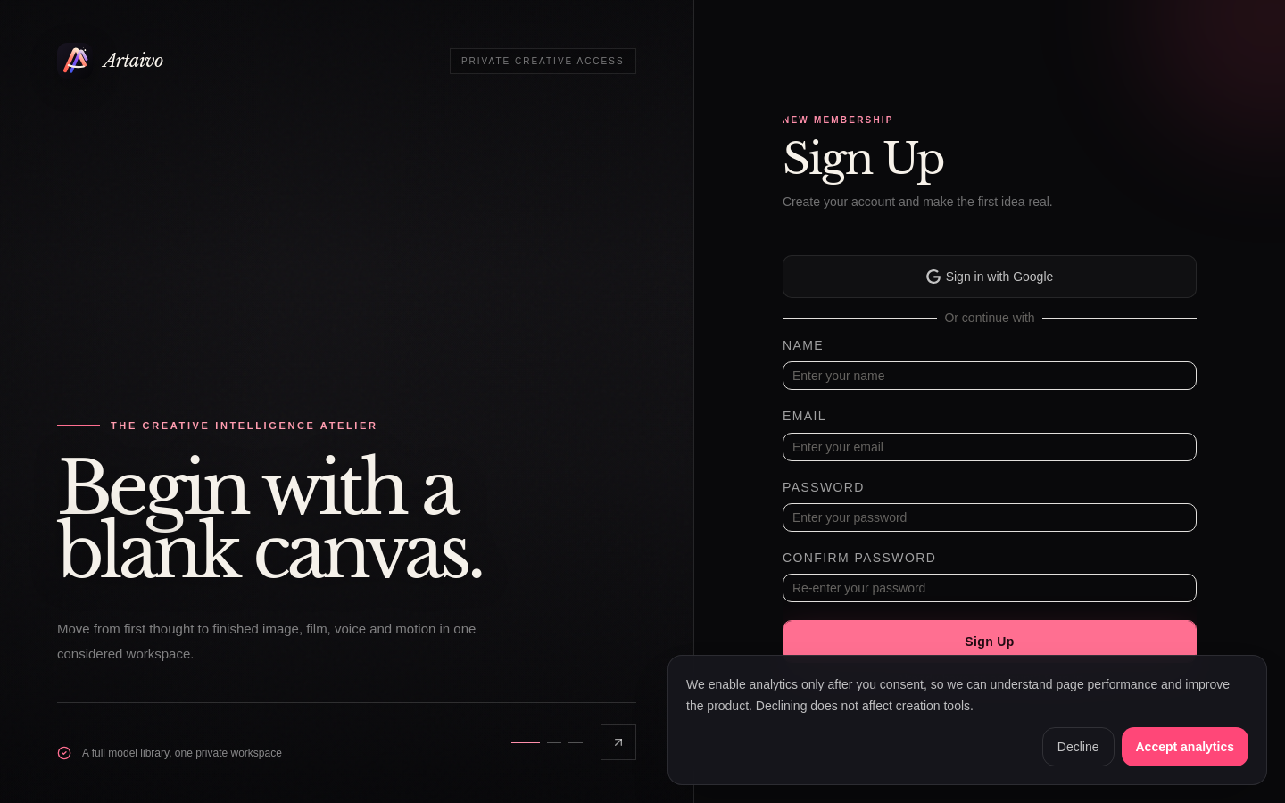 Sign Up