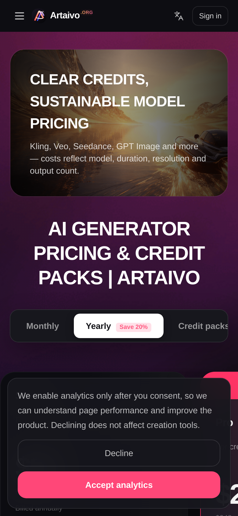 Pricing