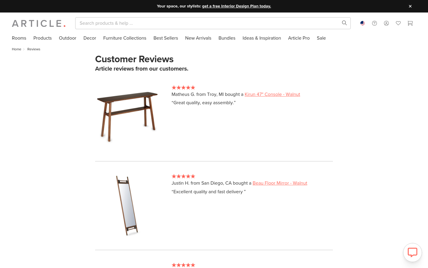 Reviews