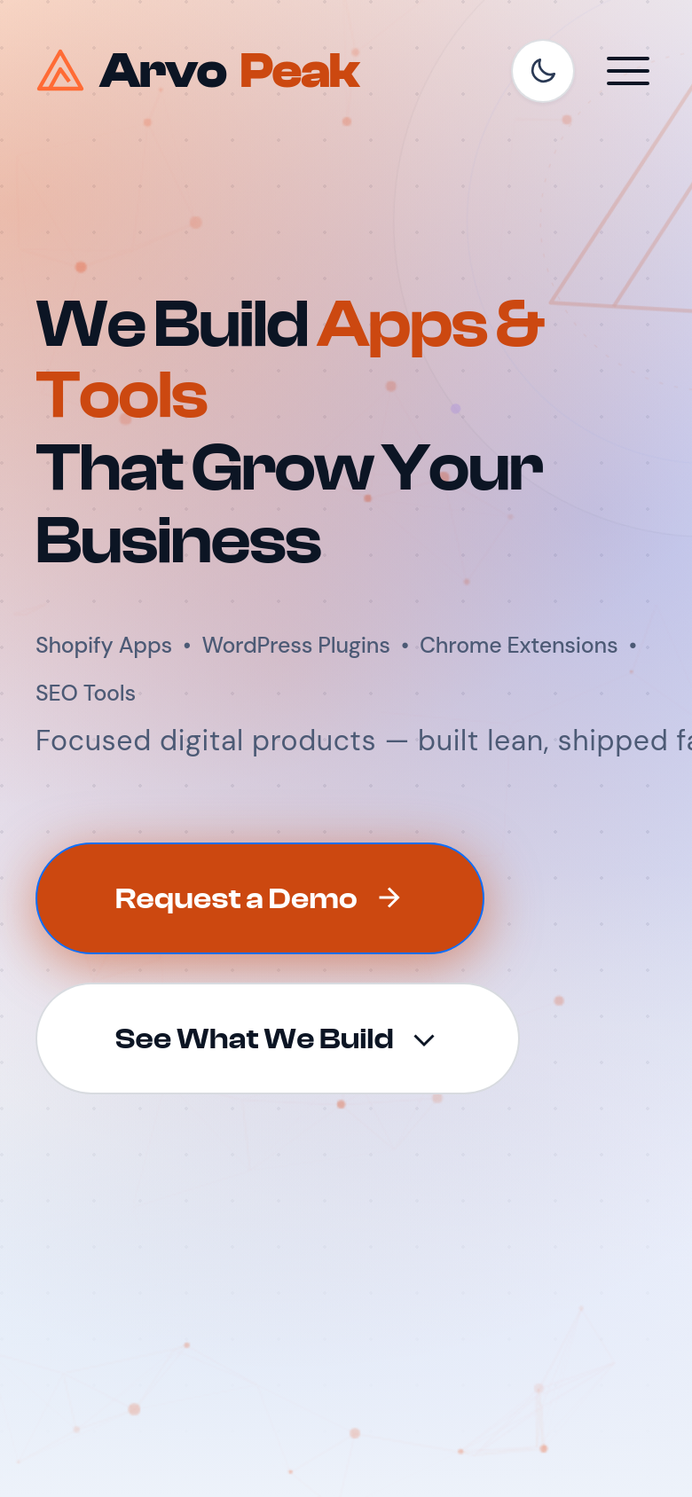 Homepage / Lander