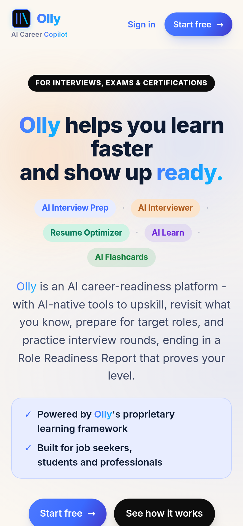 Homepage / Lander