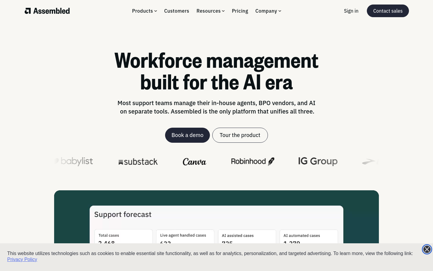 Captured Homepage / Lander