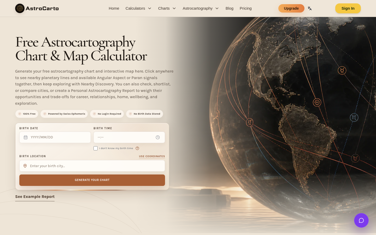 Captured Homepage / Lander